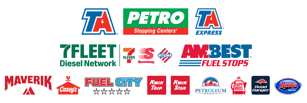 TCS Fuel Card Partners Logos
